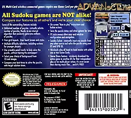 Image n° 2 - boxback : Ultimate Puzzle Games - Sudoku Edition